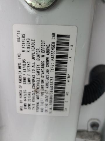 Photo 11 VIN: 19UUB1F58GA013783 - ACURA TLX TECH 