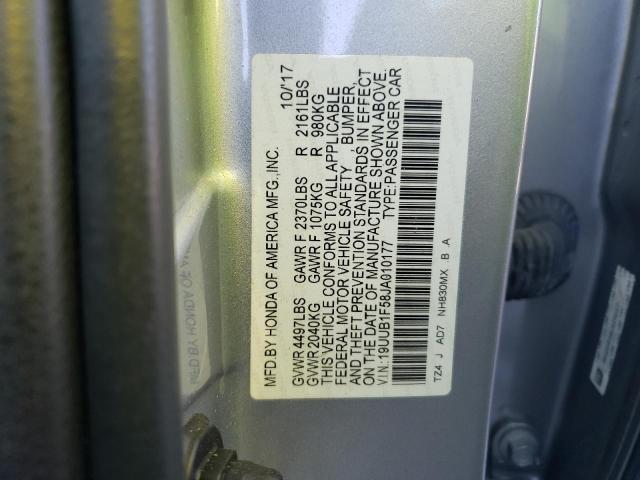 Photo 9 VIN: 19UUB1F58JA010177 - ACURA TLX TECH 