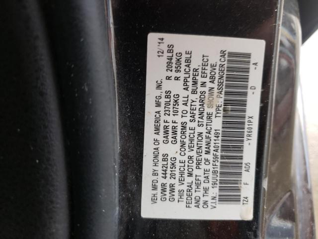 Photo 11 VIN: 19UUB1F59FA011491 - ACURA TLX 