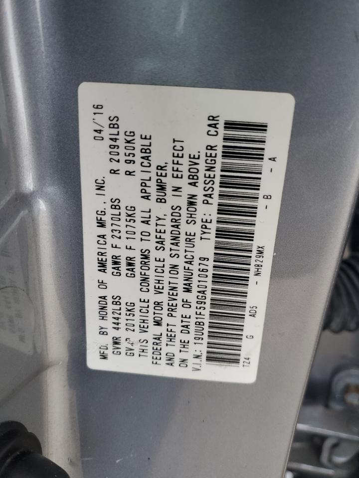 Photo 11 VIN: 19UUB1F59GA010679 - ACURA TLX 