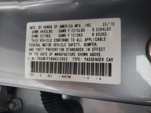 Photo 9 VIN: 19UUB1F59GA012853 - ACURA TLX 