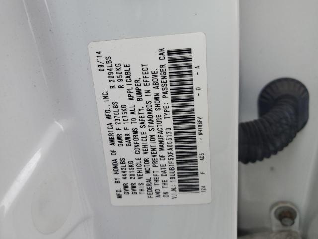 Photo 11 VIN: 19UUB1F5XFA005120 - ACURA TLX TECH 