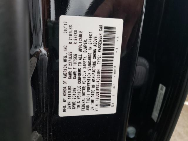 Photo 9 VIN: 19UUB1F5XJA002064 - ACURA TLX TECH 