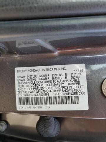 Photo 9 VIN: 19UUB1F60LA008192 - ACURA TLX TECHNO 