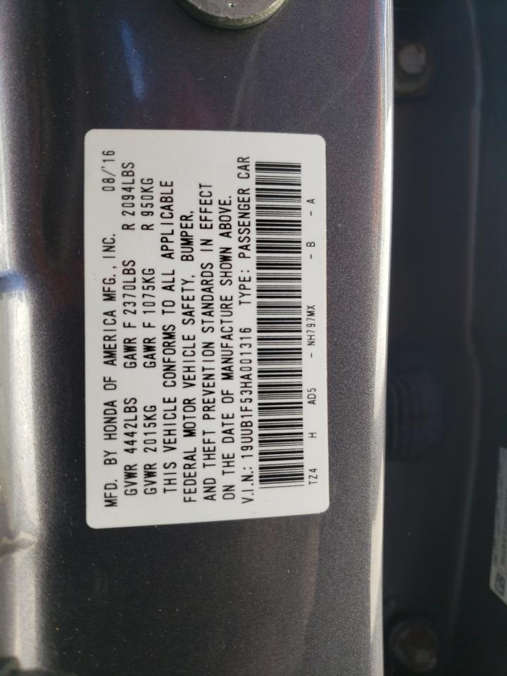 Photo 11 VIN: 19UUB1F63HA001316 - ACURA TLX 