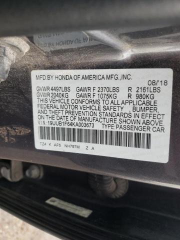 Photo 11 VIN: 19UUB1F64KA003673 - ACURA TLX TECHNO 