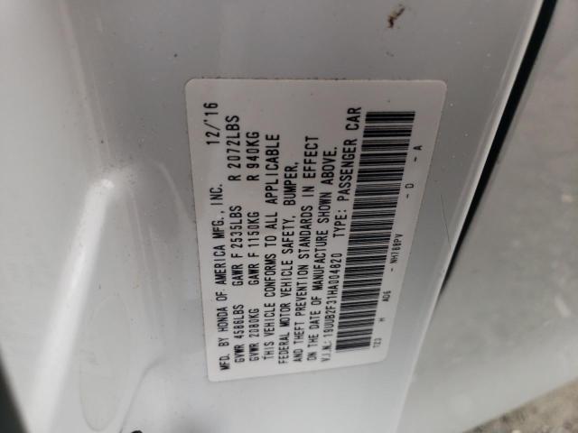 Photo 11 VIN: 19UUB2F31HA004820 - ACURA TLX 