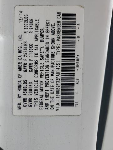 Photo 11 VIN: 19UUB2F32FA014351 - ACURA TLX 