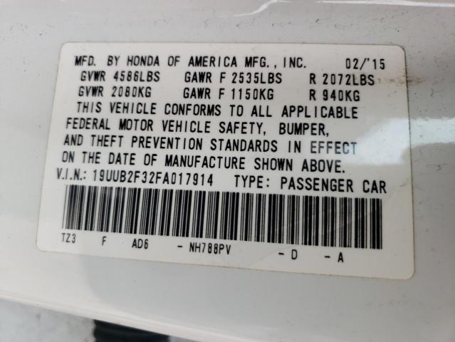 Photo 12 VIN: 19UUB2F32FA017914 - ACURA TLX 