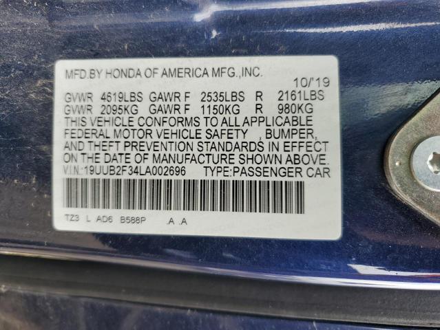 Photo 11 VIN: 19UUB2F34LA002696 - ACURA TLX 