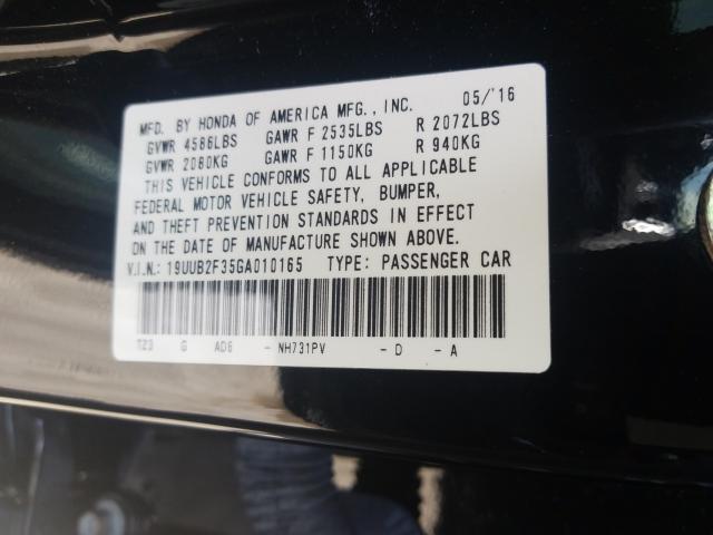 Photo 9 VIN: 19UUB2F35GA010165 - ACURA TLX 