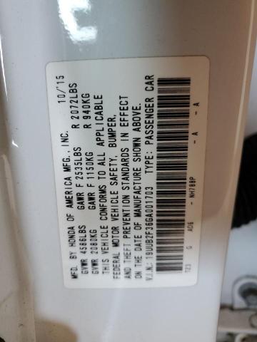 Photo 11 VIN: 19UUB2F36GA001703 - ACURA TLX 