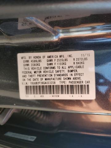 Photo 12 VIN: 19UUB2F36GA003208 - ACURA TLX 