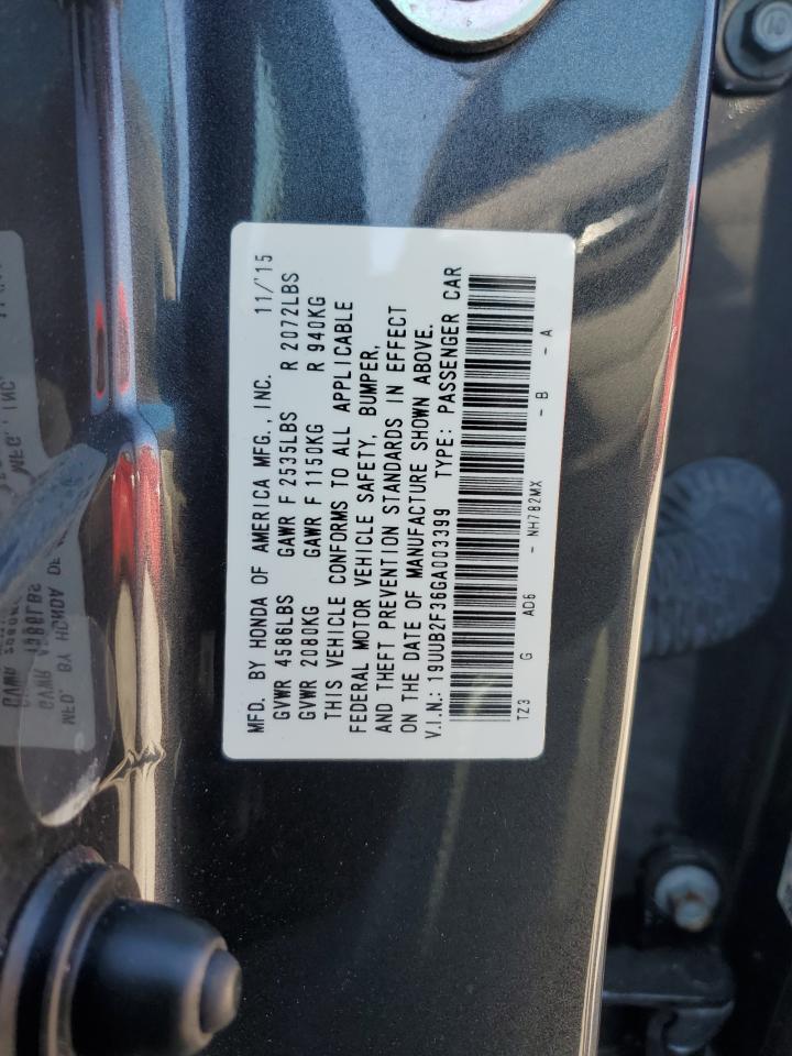 Photo 11 VIN: 19UUB2F36GA003399 - ACURA TLX 