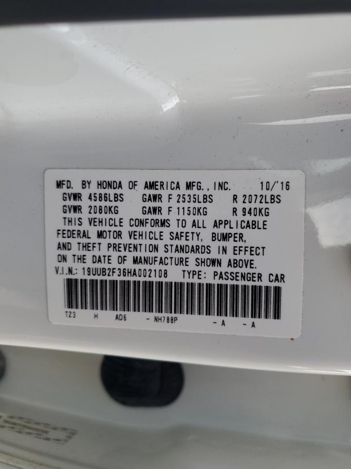 Photo 11 VIN: 19UUB2F36HA002108 - ACURA TLX 