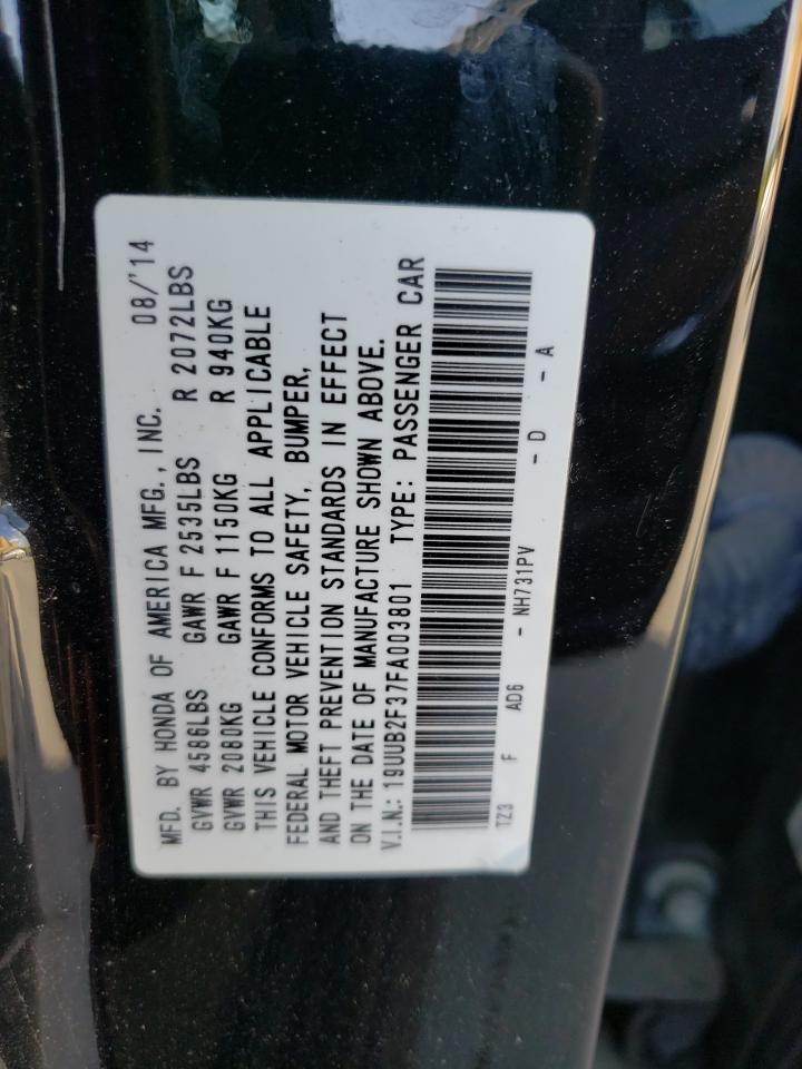 Photo 12 VIN: 19UUB2F37FA003801 - ACURA TLX 