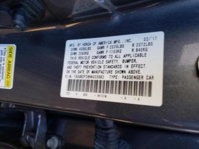 Photo 9 VIN: 19UUB2F38HA005883 - ACURA TLX 