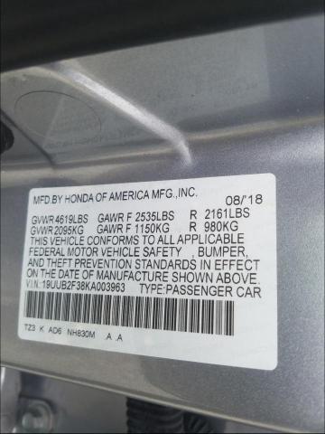 Photo 9 VIN: 19UUB2F38KA003963 - ACURA TLX 