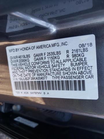 Photo 9 VIN: 19UUB2F38KA004577 - ACURA TLX 