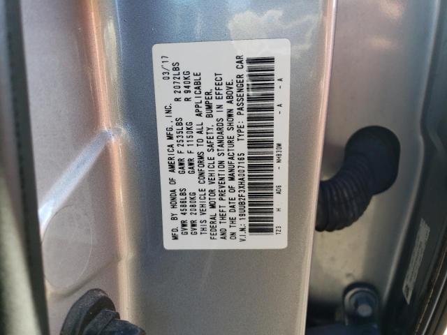 Photo 11 VIN: 19UUB2F3XHA007165 - ACURA TLX 