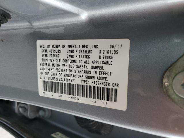 Photo 11 VIN: 19UUB2F3XJA004921 - ACURA TLX 