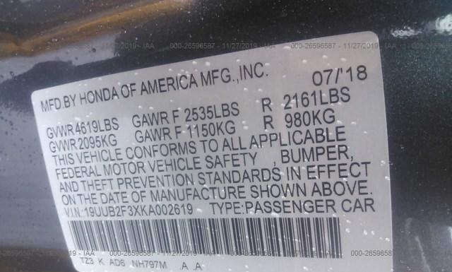 Photo 8 VIN: 19UUB2F3XKA002619 - ACURA TLX 