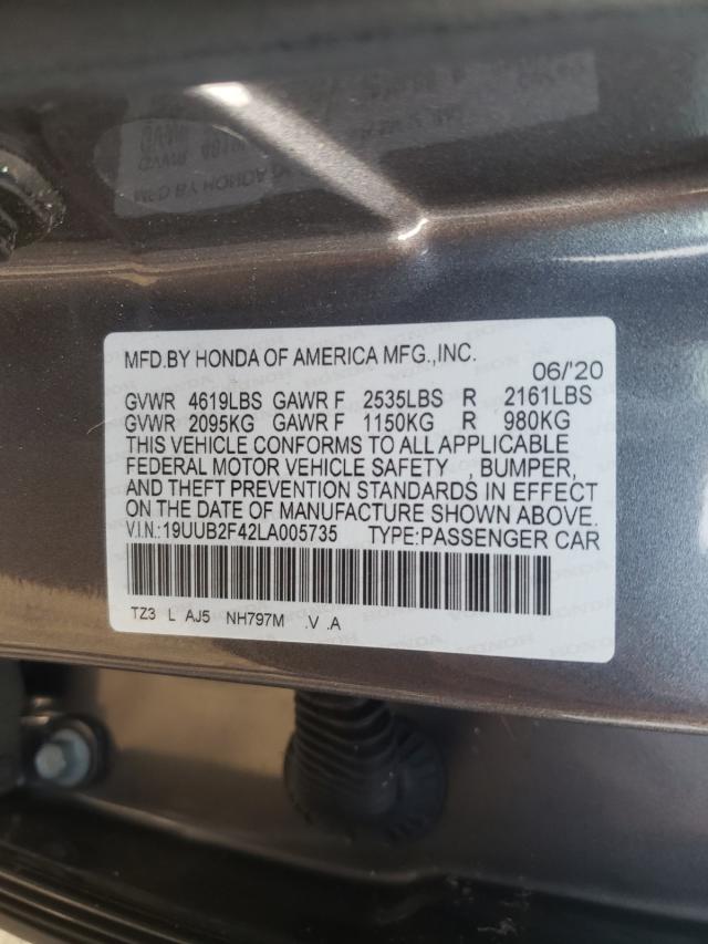 Photo 9 VIN: 19UUB2F42LA005735 - ACURA TLX TECHNO 