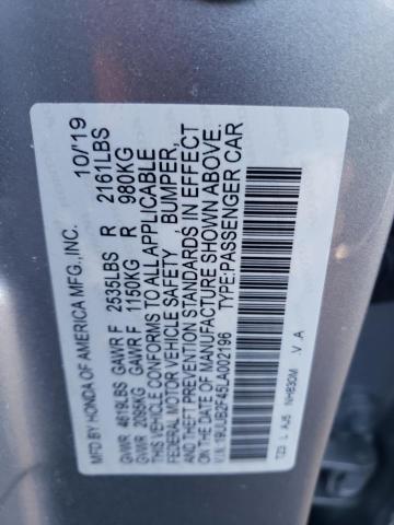 Photo 11 VIN: 19UUB2F45LA002196 - ACURA TLX TECHNO 