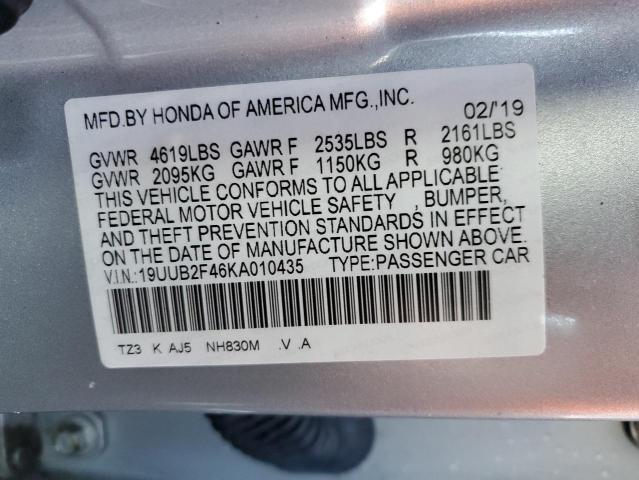 Photo 11 VIN: 19UUB2F46KA010435 - ACURA TLX 