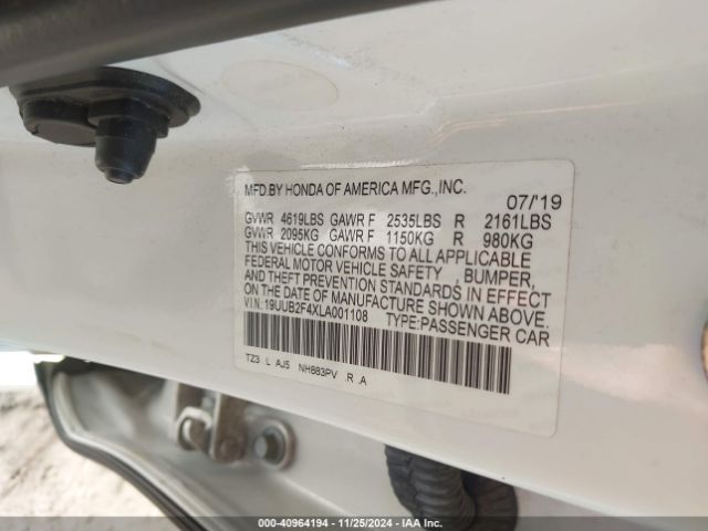 Photo 8 VIN: 19UUB2F4XLA001108 - ACURA TLX 