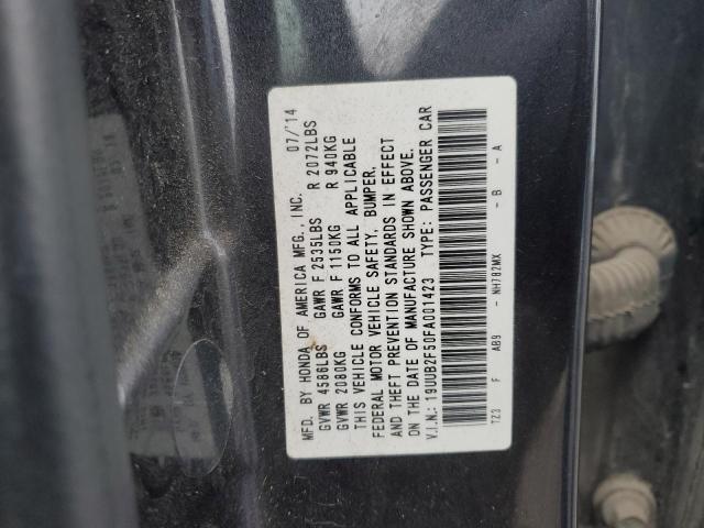 Photo 11 VIN: 19UUB2F50FA001423 - ACURA TLX TECH 