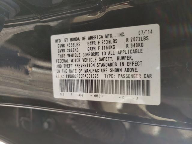 Photo 9 VIN: 19UUB2F50FA001695 - ACURA TLX TECH 