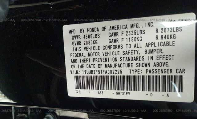 Photo 8 VIN: 19UUB2F51FA002225 - ACURA TLX 