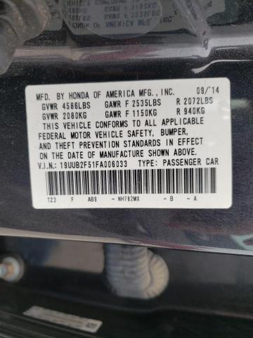 Photo 9 VIN: 19UUB2F51FA006033 - ACURA TLX TECH 