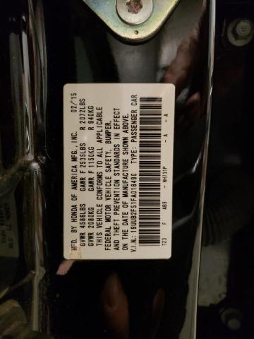 Photo 11 VIN: 19UUB2F51FA018490 - ACURA TLX TECH 