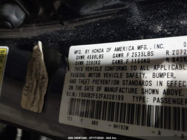 Photo 8 VIN: 19UUB2F52FA006199 - ACURA TLX 