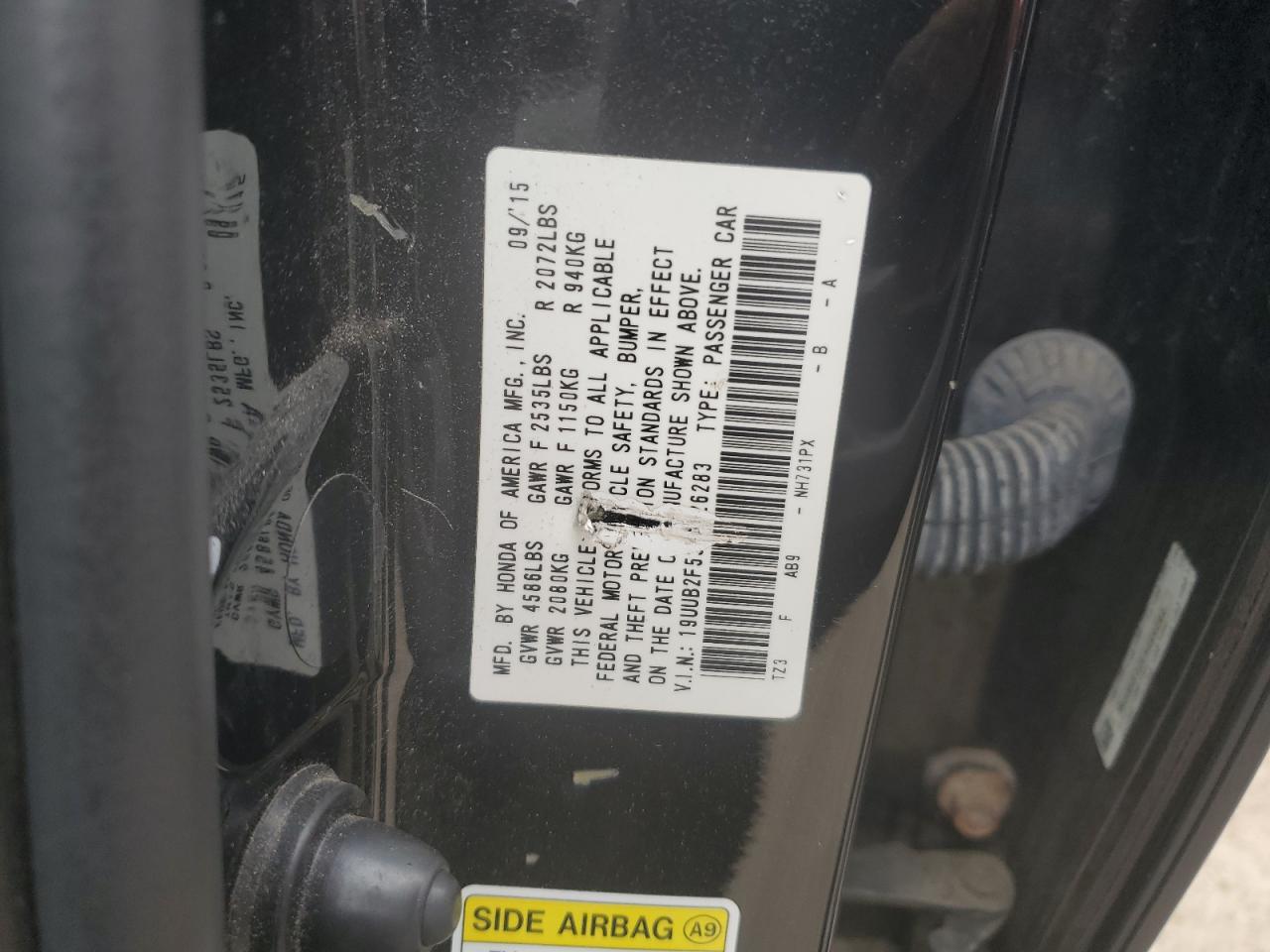 Photo 11 VIN: 19UUB2F53FA026283 - ACURA TLX 