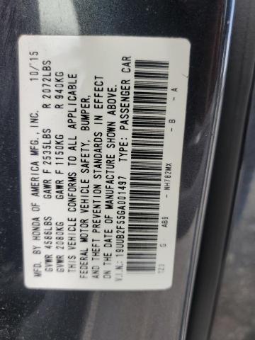 Photo 11 VIN: 19UUB2F55GA001497 - ACURA TLX 