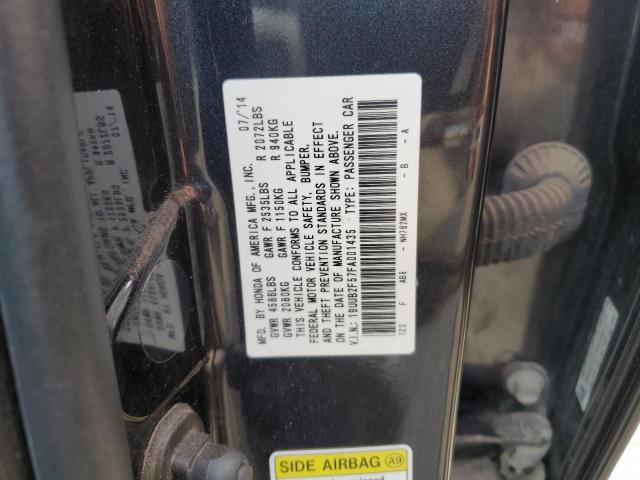 Photo 11 VIN: 19UUB2F57FA001435 - ACURA TLX 