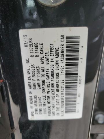 Photo 11 VIN: 19UUB2F57FA021765 - ACURA TLX 