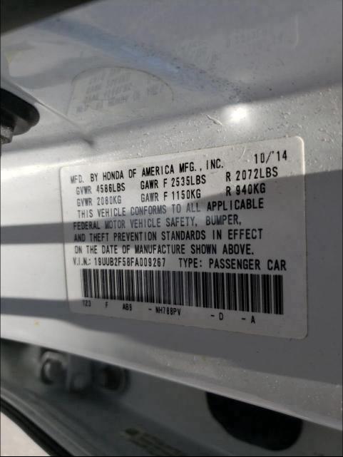 Photo 9 VIN: 19UUB2F58FA009267 - ACURA TLX TECH 