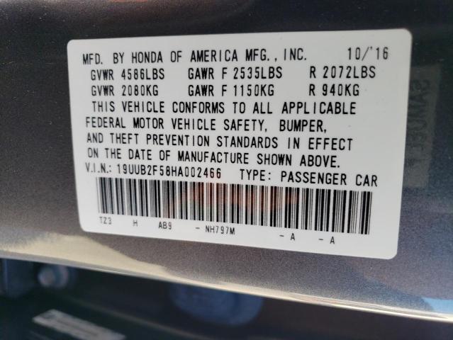 Photo 11 VIN: 19UUB2F58HA002466 - ACURA TLX 