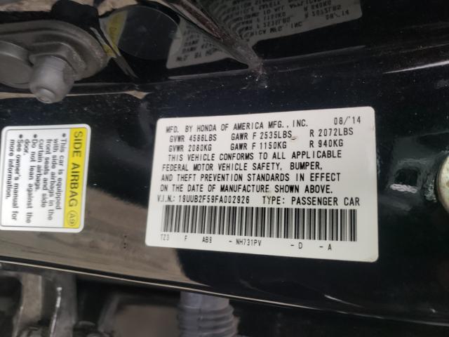 Photo 9 VIN: 19UUB2F59FA002926 - ACURA TLX TECH 