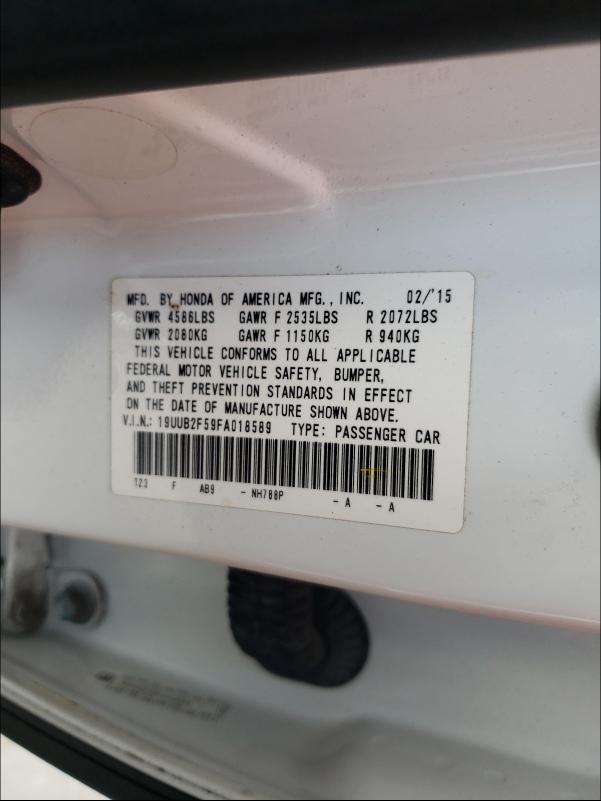 Photo 9 VIN: 19UUB2F59FA018589 - ACURA TLX TECH 