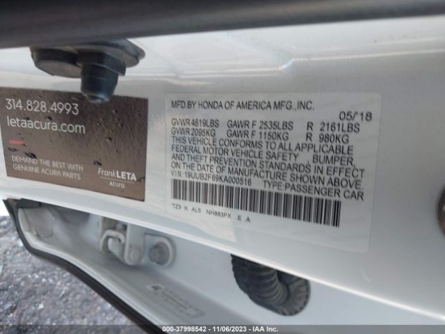 Photo 8 VIN: 19UUB2F69KA000516 - ACURA TLX 