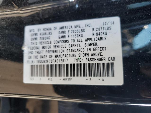 Photo 11 VIN: 19UUB2F70FA012617 - ACURA TLX 