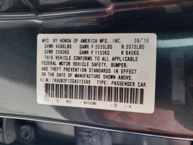 Photo 11 VIN: 19UUB2F72GA012586 - ACURA TLX 