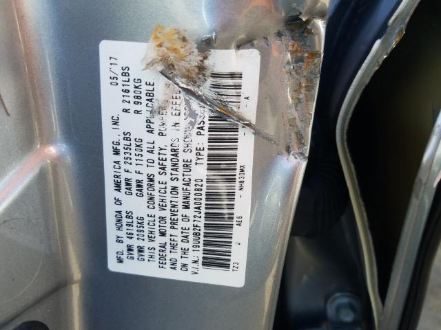 Photo 9 VIN: 19UUB2F72JA000820 - ACURA TLX ADVANC 