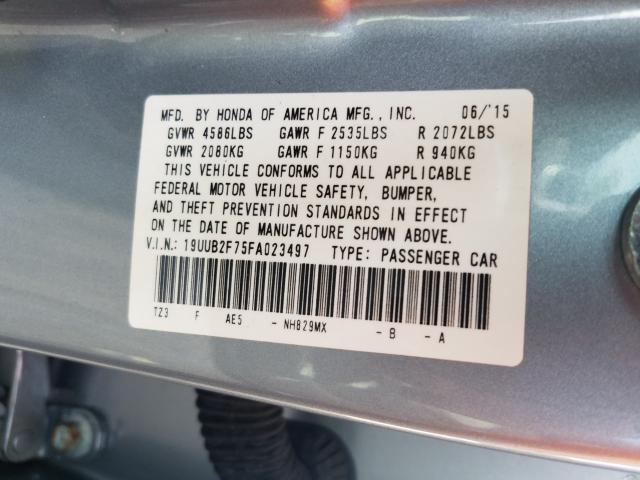 Photo 9 VIN: 19UUB2F75FA023497 - ACURA TLX ADVANC 