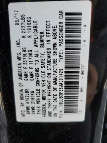 Photo 11 VIN: 19UUB3F35JA001429 - ACURA TLX 